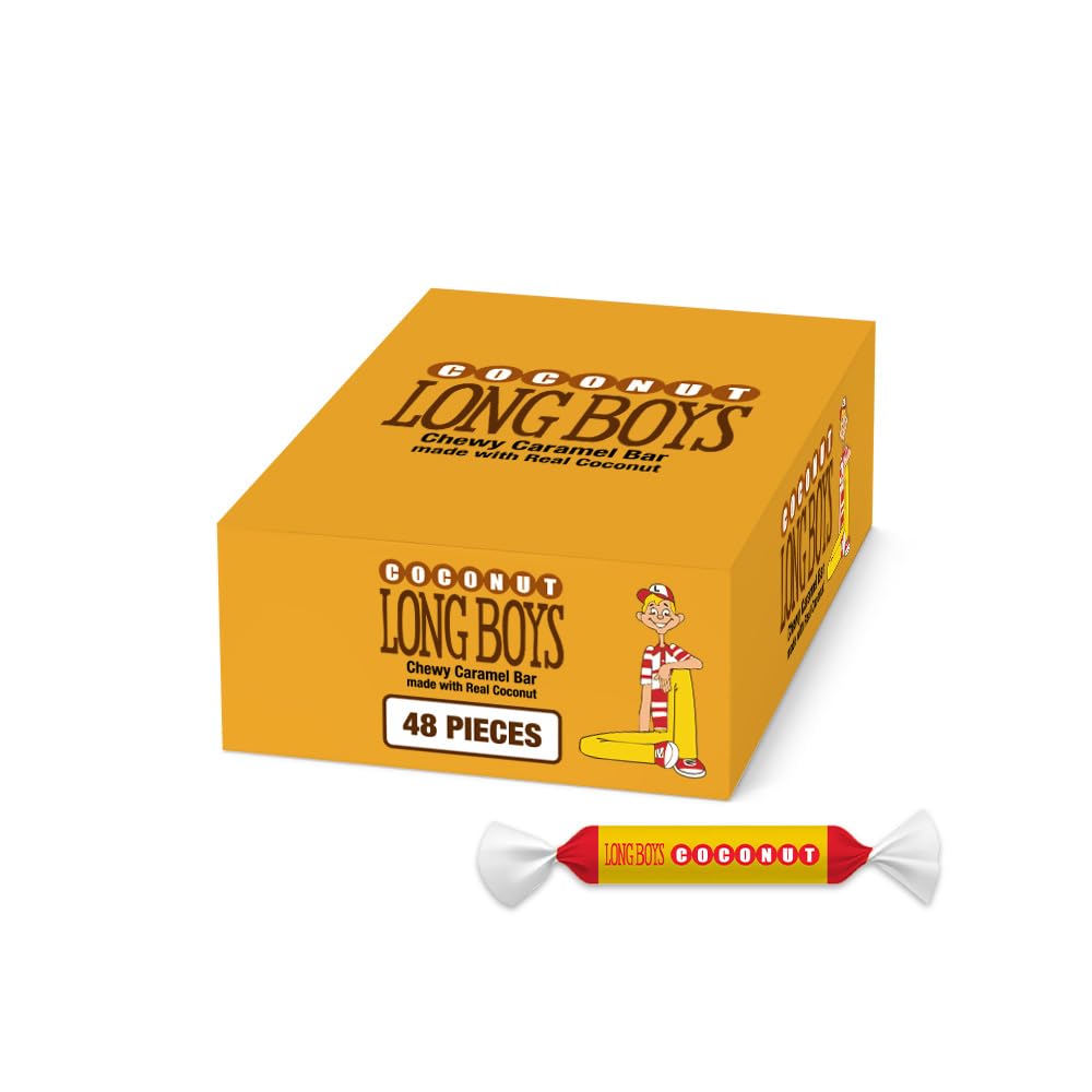 Product image of Long Boy Coconut Candy 0.39 oz 48 ct Box 0.39 oz 48 Count
